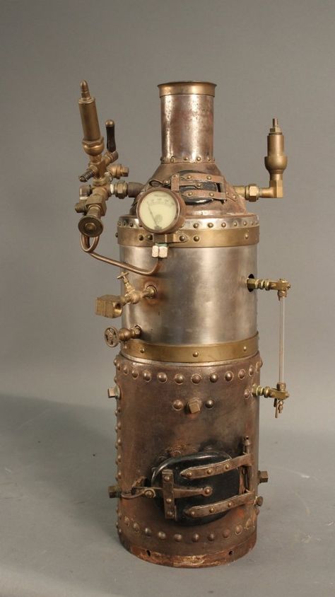 Steam Power Plant, Steampunk Projects, Steampunk Machine, Steampunk Furniture, Steam Engine Model, Steampunk Artwork, Steampunk Tendencies, Steam Boiler, Diesel Punk