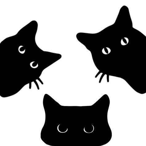 PRICES MAY VARY. Are you a crazy cat lady, a cat lover or meow-sician, our peeping garden black cats are purr-rect to brighten up your exterior or interior space.    S P E C I F I C A T I O N S :  - Name: Black Cat Yard Decor  - Color: Black  - Size:   A: 7.99*5.83 inches (approx. )  B: 8.66*6.69 inches (approx. )  C: 7.20*5.39 inches (approx. )  - Material: Metal   P A C K A G E I N C L U D E D :  3 * Black Cat Decor  6 * Screws Garden Decorations Outdoor, Black Cat Decor, Black Cat Silhouette, Peeking Cat, Outdoor Cat, Lawn Ornament, Cat Garden, Animal Silhouette, Outdoor Cats