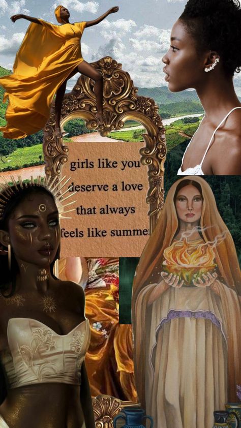 #goddess #oshun #orisha #river #sacred Oshun Goddess Dress, Oshun Goddess Aesthetic, African Goddess Aesthetic, Oshun Aesthetic, Oshun Offerings, Oshun Altar, Ogun Orisha, Goddess Oshun, Orisha Oshun