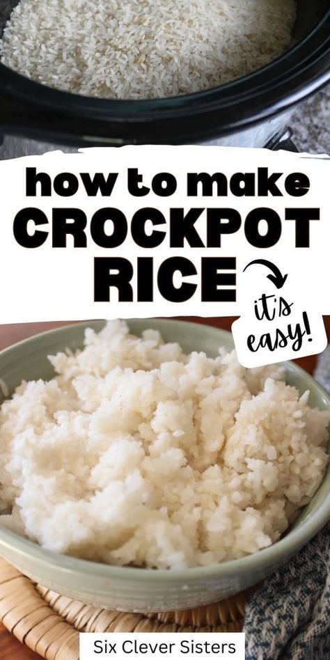 how to make crockpot rice Crockpot Jasmine Rice, Crock Pot Rice, Crockpot Rice, Rice In Crockpot, Crockpot Liners, Indian Takeout, Yogurt Marinated Chicken, Breakfast Oatmeal Recipes, Easy Grilled Chicken