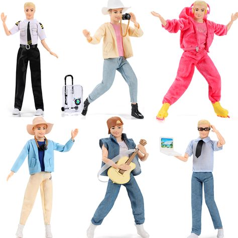 NK Fashion Male Doll Clothes For Barbie Boy Friend Ken Doll Accessories Doll Shoes Dressing Birthday Barbie Boy, Ken Doll Clothes, Shoes Dressing, Clothes For Barbie, Shoes Diy, Fashion Male, Male Doll, Ken Doll, Diy Shoes