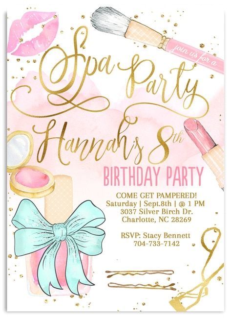 Nail Polish Invitation, Spa Birthday Party Invitations Free, Spa Birthday Invites Free Printable, Spa Invitations Ideas, Spa Birthday Invitations, Spa Sleepover, Spa Birthday Party Invitations, Spa Party Invitations, Spa Day Party