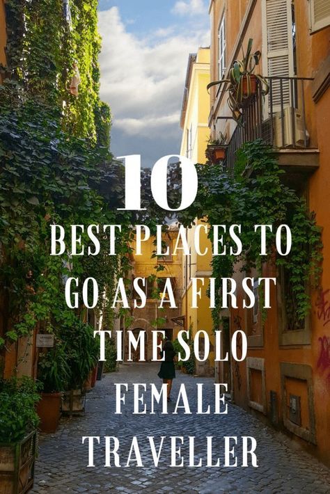 Best places for solo female travel: If you're planning to travel alone for the first time, consider one of these destinations that are great for solo travelers. Roadtrip Tips, Wallpaper Travel, Solo Travel Destinations, Solo Travel Tips, Travel Safety, Airplane Travel, Destination Voyage, Usa Travel Destinations, Solo Female Travel