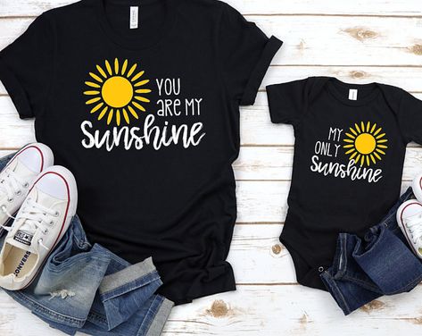 Farmington Utah, New Mom Gift Basket, My Only Sunshine, Sunshine Shirt, Mom Gift Basket, Mommy Shirt, Family Birthday Shirts, Easy Love Drawings, Mommy Shirts