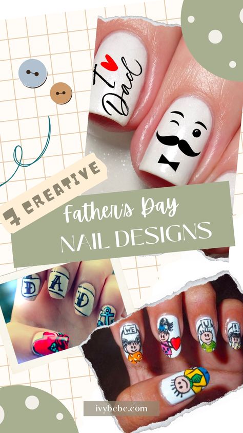 Father’s Day is a special occasion to show appreciation for the hard work, love, and sacrifices that fathers, grandfathers, and father figures have made for their families. While there are many ways to celebrate Father’s Day, one unique and creative way is to create Father’s Day nail designs. We’ll explore some of the best nail designs that you and your daughter can try out to show your love and appreciation for the special men in your life. Nails For Father’s Day, Fathers Day Nail Designs, Fathers Day Nails, The Best Nail Designs, Best Nail Designs, Nail Aesthetic, Easy Makeup Tutorial, Blue Nail Designs, I Love My Dad