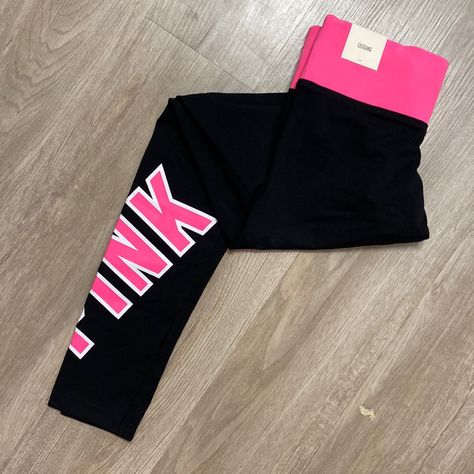 Fire Shoes, Yoga Legging, Pink Yoga, Pink Jumpsuit, Pink Leggings, Black And Pink, Secret Pants, Fancy Dresses, Yoga Leggings