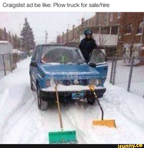 Craigslist ad be like: Plow truck for sale/hire – popular memes on the site iFunny.co #craigslist #internet #craigslist #ad #plow #truck #pic Youre Doing It Wrong, Clean Memes, Snow Plow, Good Jokes, Down South, Cool Inventions, Trucks For Sale, Funny Fails, Best Memes