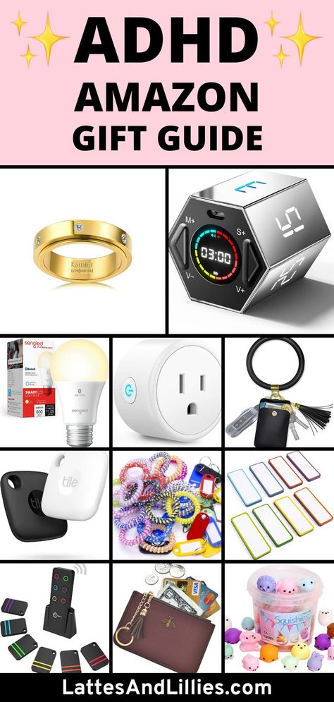 Gifts For Adhders, Chore Bracelet, Cheap Adjustable Digital Watch Gift, Adjustable Hypoallergenic Bracelets As Gift, Tech Gifts For Teenagers, Fidget Advent Calendar, Pomodoro Timer, Key Finder, Smart Bulb