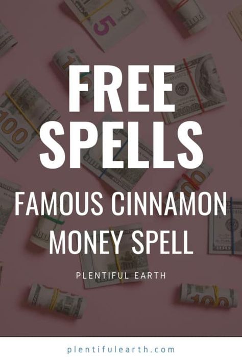 Free Famous Cinnamon Money Spell » Plentiful Earth Money Oil Recipe, Money Candle Spell, Money Spells Magic, Powerful Money Spells, Money Prayer, Money Spells That Work, Easy Love Spells, Good Luck Spells, Money Spell