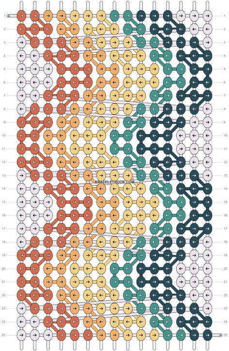 Alpha Braclets Pattern, Mushroom Bracelet Pattern, Lemon Bracelet Pattern, Alpha Bracelet Pattern Grid, Alpha Bracelets, Easy Alpha Bracelet Patterns, Alpha Patterns Easy, Bracelet Book, Alpha Bracelet Patterns