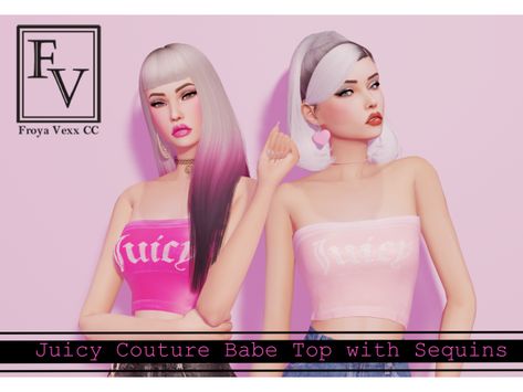 Sims 4 Women Cc, Y2k Barbie, Sims 4 Tsr, Black Crop Tee, Female Sims, Sims 4 Cc Folder, The Sims 4 Download, Sims 4 Mods Clothes, Couture Tops