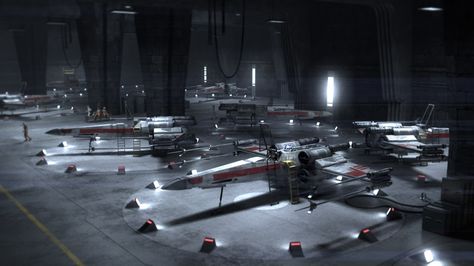 Star Wars Hangar, Late Night Flight, T-65 X-wing, Spaceship Interior, Falling Skies, Breaking The Rules, Miniature Models, Sci Fi Environment, Night Flight