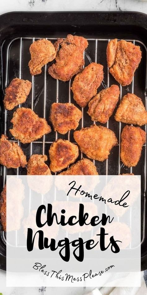 Easy Homemade Chicken Nuggets, Blw Recipes, Quick Chicken Dinner, Homemade Chicken Nuggets, Chicken Nugget Recipes, Kid Snacks, Healthy Living Recipes, Clean Eating Meal Plan, Easy Chicken Dinner Recipes