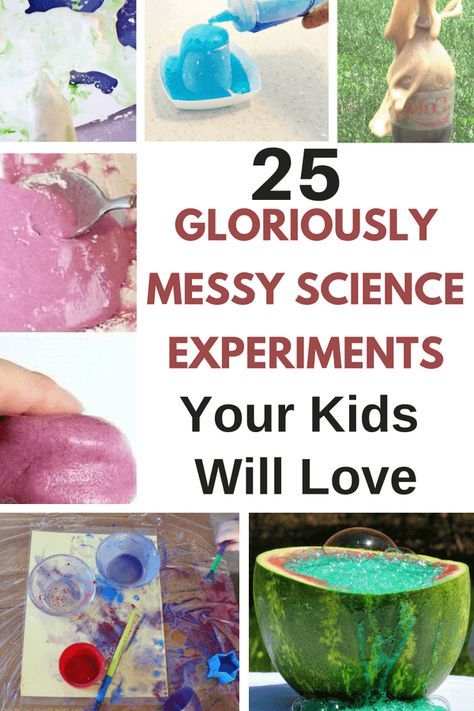 What kid doesn't want to make a mess or explode something? Check out these 25 gloriously messy science experiments for kids. They are perfect summer activities because you can take them outside. It's a great way to have fun with your children. Messy Science Experiments For Kids, Messy Science Experiments, Messy Science, Science Experiments For Kids, Science Camp, Summer Science, Science Experiments For Preschoolers, Sensory Ideas, Experiments For Kids