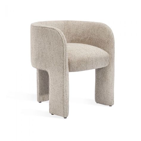 Trilogy Dining Chair Chic Accent Chairs, Chairs For Living Room, Comfy Accent Chairs, Fabric Accent Chair, Upholstered Accent Chairs, Glam Room, Upholstered Chair, Meridian Furniture, Soft Seating