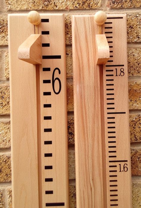 Handmade Wooden Growth / Height Chart, Children's Height Ruler, Unique Christening Gift, Nursery Wall Decor, Solid Beech - Etsy Grow Chart For Kids, Growth Chart Diy, Growth Chart Ruler Diy, Growth Charts Diy, Kid Height Ruler, Wall Ruler, Growth Height, Height Ruler, Diy Wood Sign