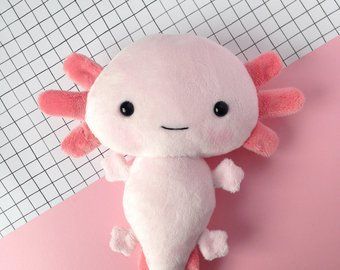 Stuffed Pig, Kawaii Axolotl, Sloth Stuffed Animal, Small Stuffed Animals, Animal Sewing Patterns, Stickers Kawaii, Cute Plushies, Felt Pattern, Unicorn Plush