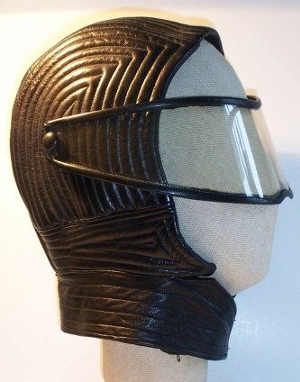 History of Hats for Women - Vintage Fashion Guild Leather Helmet, Helmet Hair, Leather Hat, Leather Mask, Middle Age Fashion, The Middle Ages, Leather Hats, Women's Hats, Head Accessories