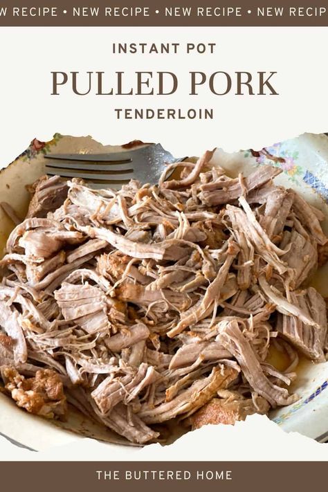 Instant Pot Pulled Pork Tenderloin, Instapot Pork Tenderloin, Instant Pot Bbq Pulled Pork, Instant Pot Pork Tenderloin Recipe, Pulled Pork Tenderloin, Instant Pot Pulled Pork, Bbq Pork Tenderloin, Smoked Pork Tenderloin, Bbq Pork Recipes