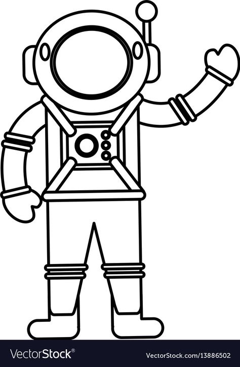 Astronaut Outline, Space Suit, Drawing Tips, Easy Drawings, Painting & Drawing, Png Images, Adobe Illustrator, Vector Images, Vector Free