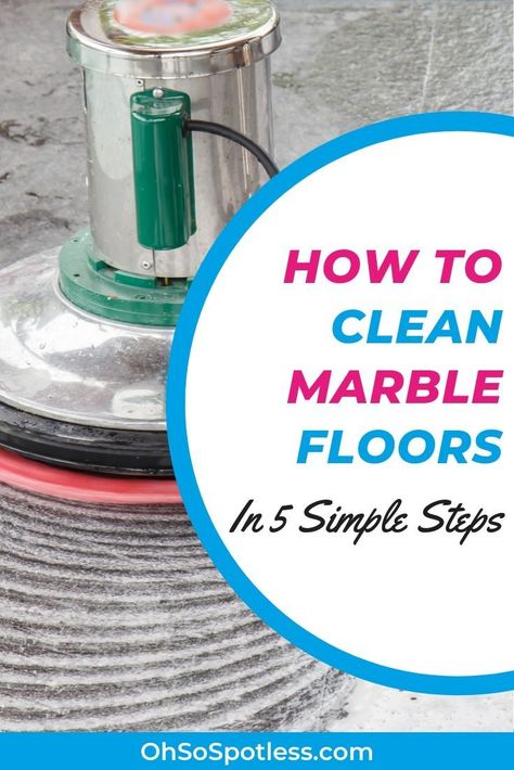 Vintage Glam Bathroom, Marble Floor Cleaner, Cleaning Marble Floors, Cleaning Marble, Italian Marble Flooring, White Marble Floor, Marble Floors, Coastal Dining, Floor Stain