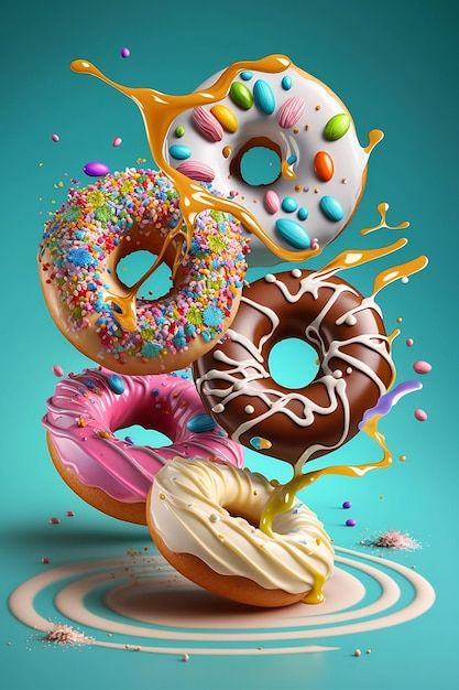 Donut Photos, Strawberry Filled Donuts, Donut Logo, Donuts Donuts, Donut Art, Colorful Donuts, Chocolate Glazed Donuts, Delicious Donuts, Food Wallpaper