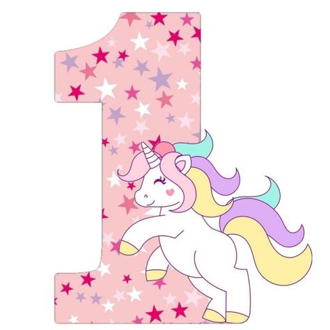 Unicorn Number Cake, Fondant Unicorn Cake Toppers, Diy Unicorn Cake, Little Mermaid Cake Topper, Birthday Party Rainbow, Carousel Party, Rainbow Unicorn Party, Pony Birthday Party, Animal Caricature