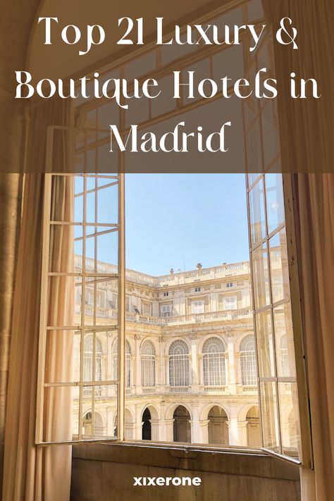 Are you looking for the ultimate luxury experience in Madrid? Look no further than these top boutique and luxury hotels. From opulent palaces-turned-hotels to sleek modern designs, each hotel offers something unique for those seeking something out of the ordinary. Madrid Hotels, Unique Vacation Rentals, Neighborhood Guide, Madrid Spain, Luxury Boutique Hotel, Unique Hotels, Hotel Offers, Best Hotels, Boutique Hotel