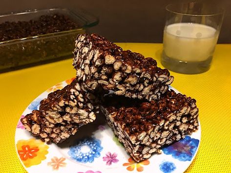 Puffed Wheat Squares Puffed Wheat Squares Gooey, Puffed Wheat Cereal, Puffed Wheat Squares, Bounty Chocolate, Puffed Wheat, Cranberry Cream Cheese, Cream Cheese Muffins, Square Recipes, Chocolate Bites