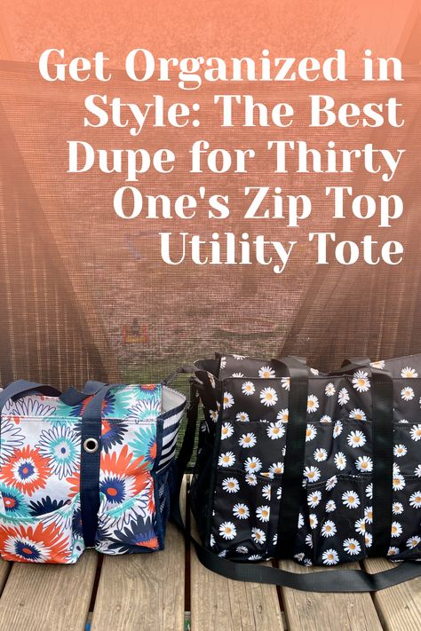 If you’re on the hunt for a versatile and stylish bag to store all of your everyday supplies, look no further than the Dupe for Thirty One’s Zip Top Utility Tote. This practical tote is perfect for the modern woman – with plenty of room to store all of your necessities, you can easily go from work to the store to your favorite cafe without having to worry about losing track of your items. With a classic design and durable material, this bag is an easy choice for whatever your day might bring. Bag For College, Utility Tote Bag, Large Utility Tote, Mom Bags, Teacher Tote, Utility Tote, Utility Bag, College Bags, Having Patience