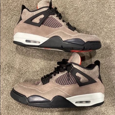 Air Jordan Retro Taupe Haze, sizes 10-11 Retro 4s, Taupe Haze, Jordan 4s, Air Jordan Retro, Air Jordans Retro, Clean Shoes, Taupe Color, Jordan Retro, Fashion Killa