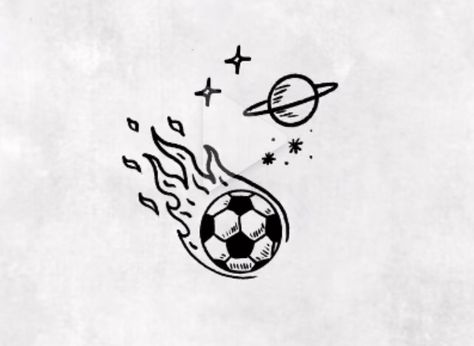 Football Related Tattoos, Soccer Tattoos Ideas, Soccer Tattoos Ideas Women, Small Football Tattoo, Tattoo Futbol Ideas, Soccer Tattoos For Men, Football Tattoo Ideas, Tattoo Football, Soccer Tattoos