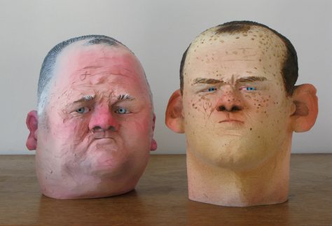 Paper Mache Sculpture, Art Populaire, Portrait Sculpture, Freelance Artist, Sculpture Installation, Figurative Sculpture, Sculpture Clay, Clay Sculpture, Facial Expressions