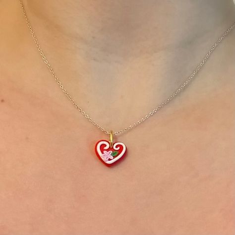 Licitarsko Srce, Pendant Only. Licitar Heart Handmade Jewellery croatia, Croatian, Winter, Cute Gifts, Gifts for Her, Christmas, Zagreb - Etsy Licitar Heart, Zagreb, Handmade Jewellery, Cute Gifts, Pendant Necklaces, Croatia, Valentine Gifts, Handmade Jewelry, Gifts For Her