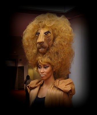 More lion fantasy hair...we could do something like this for sure! Avant Garde Hairstyles, Playful Hairstyles, Fantasy Hairstyles, Lion Hair, Greek Hair, Competition Hair, Avant Garde Hair, Dramatic Hair, Makeup Images