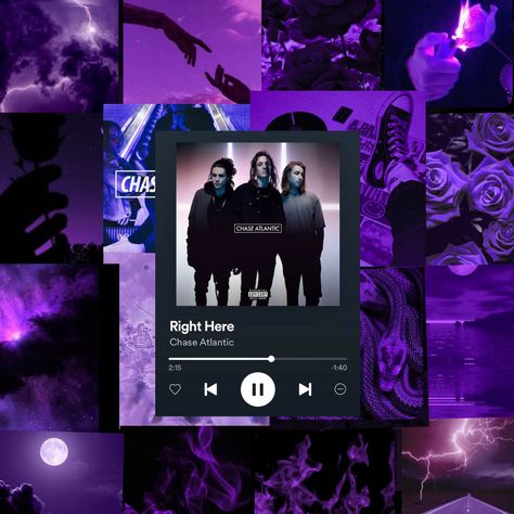 Chase Atlantic Right Here Wallpaper, Right Here Chase Atlantic, Chase Atlantic Aesthetic Purple, Here Lyrics, Black And Purple Wallpaper, Music Backgrounds, Ends Of The Earth, Black Wallpaper Iphone, Picture Collage Wall