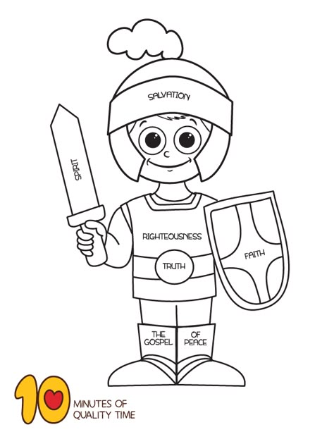 Armor Of God Coloring Page, God Coloring Pages, Armor Of God Lesson, School Quiz, Preschool Bible Lessons, Sunday School Coloring Pages, Bible Activities For Kids, God Speaks, Preschool Bible