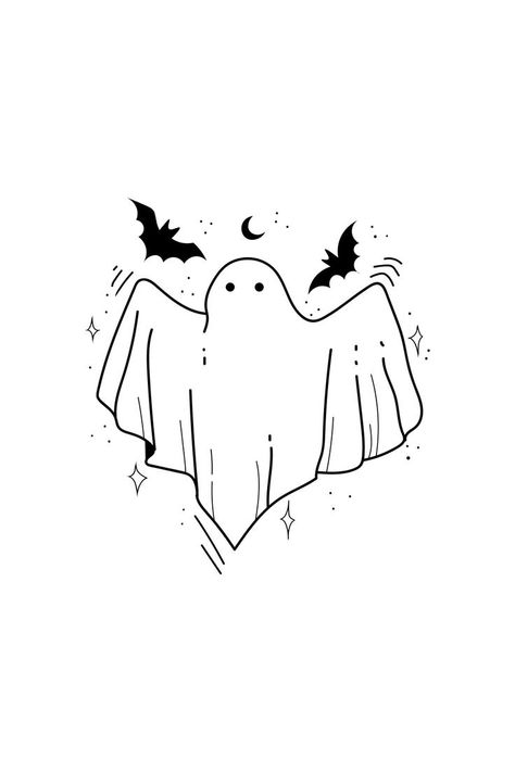 Halloween Ghost Drawing Halloween Drawings Ghost, Halloween Ghost Drawing, Halloween Drawing Easy, Ghost Drawing Easy, Drawing Ghost, Easy Halloween Drawings, Drawings For Beginners, Drawing Halloween, Halloween Art Projects