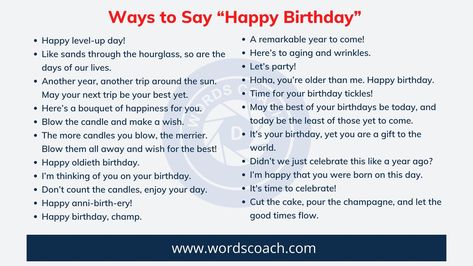 Everyone wants to show their love with that perfect birthday wish. Looking for a unique way to say happy birthday is a challenge, no matter who you are. Instead Of Happy Birthday, Ways To Say Happy Birthday, Wishing Someone Happy Birthday, Thanks For Birthday Wishes, Find Your Zodiac Sign, Thank You For Birthday Wishes, Happy Birthday Words, Unique Birthday Wishes, Other Ways To Say