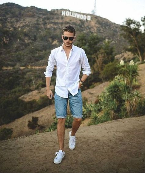 Uniqlo Shirt, Mens Summer Outfits, Hipster Man, Mens Fashion Smart, Sneakers Men Fashion, Mens Fashion Summer, Men Looks, Fashion Summer, Stylish Men