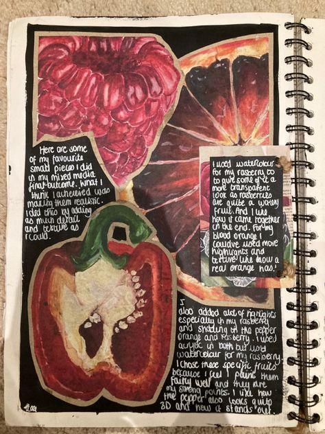 Art School Portfolio Sketchbook Pages, Gcse Layout Ideas, Nature Gcse Art Sketchbook Pages, Art Sketchbook Title Ideas, Gcse Art Project Ideas, Natural Form Drawings, Title Page Ideas Art, Art Folio Design Ideas, Art Profolio Ideas