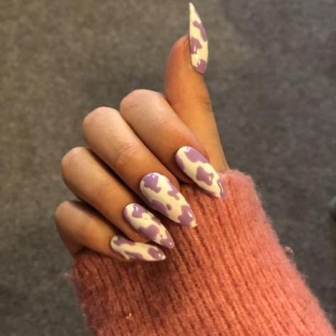 Do It Yourself Nails, Coffin Design, Nails Grunge, Nail Design Glitter, Cow Nails, November Nails, Colorful Nail, Edgy Nails, Grunge Nails