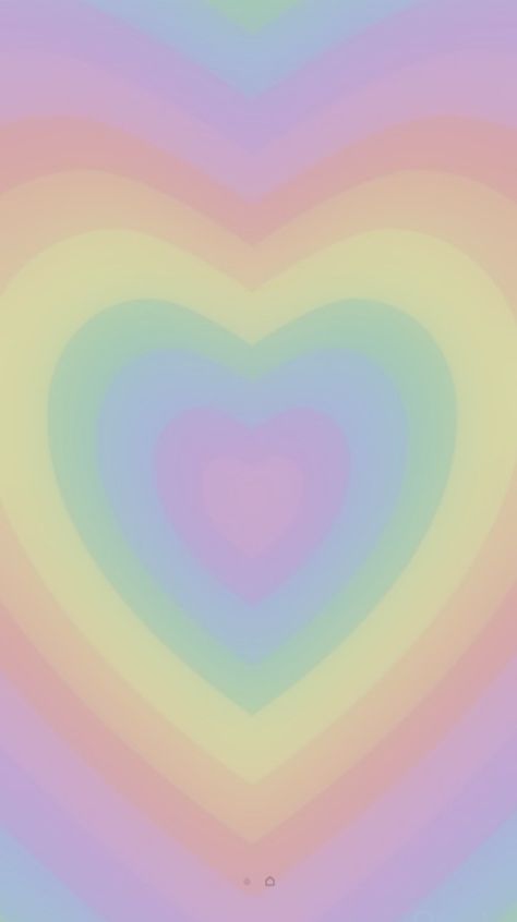 Cute Wallpaper Rainbow Heart Wallpaper Aesthetic, Rainbow Asthetics Photos, Rainbow Heart Aesthetic, Astatic Bilder, Rainbow Ipad Wallpaper, Rainbow Heart Wallpaper, Blurry Heart Wallpaper, Preppy Intro, Rainbow Widgets