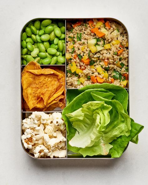 Vegan Lunch Box Ideas, Vegan Lunch Box, Diet Lunch, Vegan Steak, Easy Vegan Lunch, Snacks Under 100 Calories, Quick Easy Vegan, Lunch Box Ideas, Lunch Inspiration