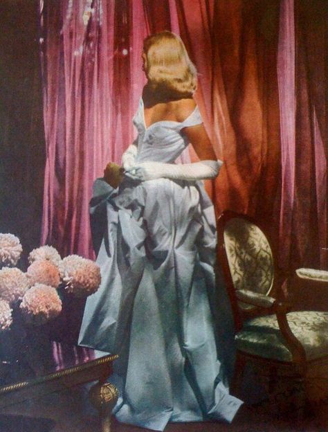 Art Deco Magazine, Charles James, Woman In White, Hollywood Dress, Cecil Beaton, White Gown, Chrysanthemum Flower, Vintage Couture, Print Advertising