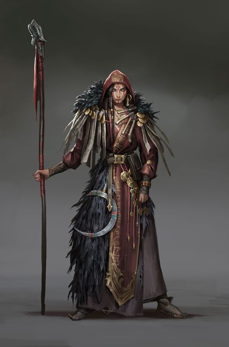 ArtStation - Northmen 02 Female Wizard, Magic Realms, Viking Cosplay, Female Samurai, Viking Women, Character And Setting, Dungeons And Dragons Characters, Witch Art, Fantasy Armor