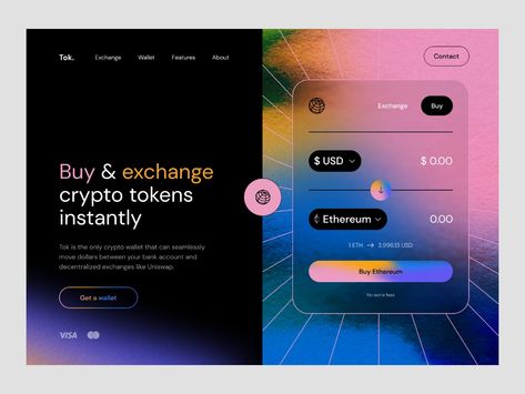 Crypto Website Design Inspiration, Cryptocurrency Website Design, Hackathon Website, Blockchain Website, 블로그 디자인, Tech Website, App Interface Design, 광고 디자인, Slide Presentation