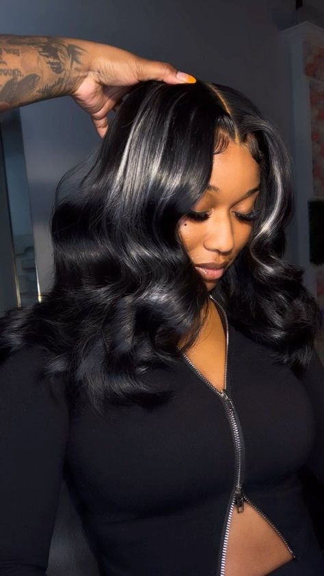 Sew In Hairstyles, Birthday Hairstyles, Quick Weave Hairstyles, Hair Laid, Dope Hairstyles, Body Wave Hair, Front Lace Wigs Human Hair, Baddie Hairstyles, Sew In