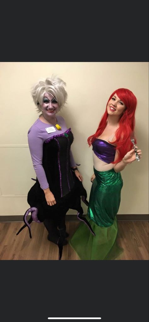 Ursula And Ariel Costume, Ursula And Ariel, Ariel Costume, Ariel Costumes, Ariel