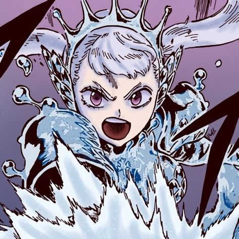 Noelle Silva Manga Color, Noelle Manga Colored, Noelle Silva Manga, Noelle Silva Icon, Noelle Black Clover, Black Clover Noelle, Pdp Anime, Clover 3, Noelle Silva